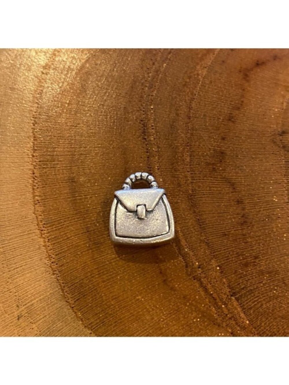 RETIRED James Avery Purse Charm, Sterling Silver